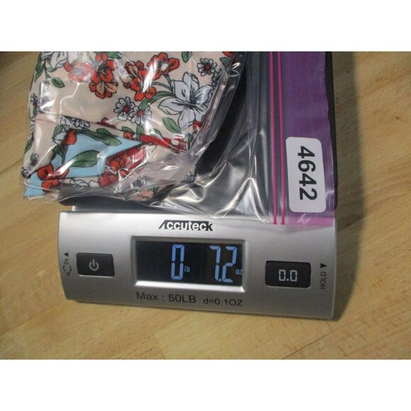 Lauren Conrad Womens Plus Size - 2X Floral Print Blouse Red White Green On Beige - Picture 10 of 10